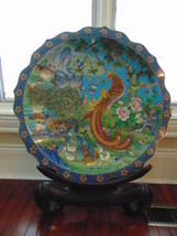 Rare Huge Exquisite Vintage Antique Chinese Cloisonne Charger - £3,893.81 GBP