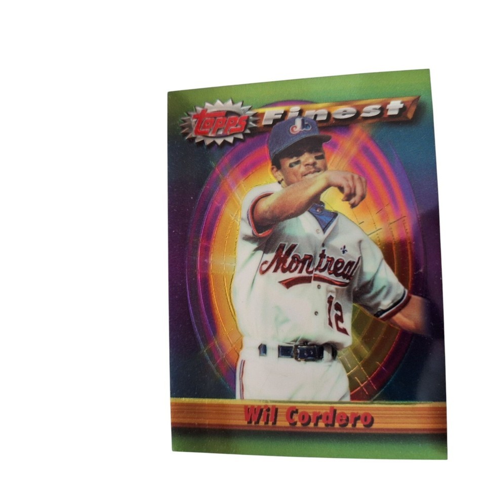 1994 Topps Finest Wil Cordero #20 Montreal Expos MLB Baseball Card - £1.87 GBP