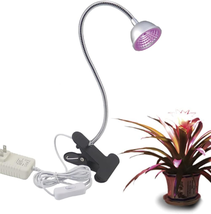 Aceple LED Small Grow Light, 6W Desk Plant Grow Light with Flexible Gooseneck Ar - £12.09 GBP