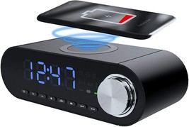 RBWS-20015 Bluetooth Speaker with FM Radio Alarm Clock 10W Wireless Charger - £65.30 GBP