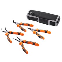 VEVOR 4-Piece Snap Ring Pliers Set, 0.07&quot; Tip Diameter, High Carbon Stee... - $32.39