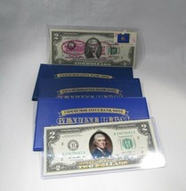 Lot of 5 U.S. Commemorative Bank Notes UNC Genuine Legal Tender Encased ... - £37.16 GBP