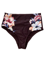 Kona Sol Purple Floral Hipster Bikini Swimsuit Bottom Womens Small Beach... - $8.99