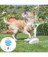 Dog Water Fountain Pet Sprinkler Paw Drinking Step-on Toy Fresh Water 2 ... - £43.93 GBP
