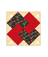 ALL STITCHES - CARD TRICK PAPER PIECING QUILT BLOCK PATTERN .PDF -093A - $2.75