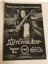 Witchblade Tv Guide Print Ad TNT Yancy Butler TPA14 - £4.73 GBP