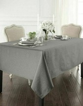 Waterford Sarah Tablecloth Platinum Wedding Anniversary Holiday 90&quot; Rd C... - $88.08