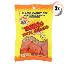 3x Bags Alamo Candy Co Fruta Chilosito Dried Sweet Mango With Chili | 1.5oz - £9.23 GBP
