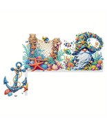 Gnome &amp; Anchor Over The Door Sign Handmade COMPLETED, SEALED - $24.74