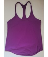 Lululemon Mesh Racerback Tank Top Sheer Purple Sleeveless Women’s Sz 6?? - $34.24 CAD