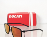 Brand New Authentic DUCATI Sunglasses DA 7002 002 56mm Black Red Iridium... - £117.74 GBP