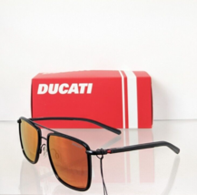 Brand New Authentic DUCATI Sunglasses DA 7002 002 56mm Black Red Iridium Frame - £118.69 GBP