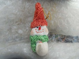 Moon Snowman Half Moon Holiday Ornament Flambro Collectibles - £11.62 GBP