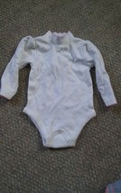 000 Youngland Newborn-6/9 Months One Piece Girls White Pink Accents - $7.25