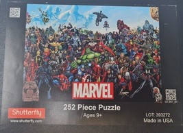 Puzzle Jingsaw Marvel 252 Piece Ages 9+ Table Game Fun Mediun Difficulty Teens - $12.57