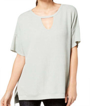 Calvin Klein Womens Performance Keyhole Top Size X-Large Color Silver Jade - £38.63 GBP