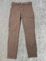 L Agence Jeans Womens 27 26x25 Pine Bark Brown High Rise Margot Skinny S... - $29.69