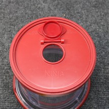 Ninja Food Chopper Replacement Clear Work Bowl, 2 Cups/16oz, With Red Lid - $13.85