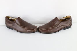 Sandro Moscolini Mens 11.5 D Distressed Brazil Leather Slip On Loafers S... - $44.50