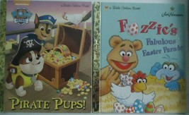 A Little Golden Book Paw Patrol, Pirate Pups &amp; Fozzie&#39;s Fabulous Easter Parade H - £6.70 GBP