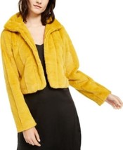 MSRP $148 Laundry by Shelli Segal Faux-Fur Shrug Yellow Size Medium - £15.76 GBP