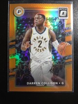 2017-18 Donruss Optic #60 Darren Collison Orange Prizm Basketball Card 15/199 - £0.74 GBP