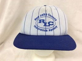 trucker hat baseball cap Red Lake County Insurance Agency retro vintage rare - £30.09 GBP