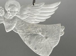 Ornament Hallmark  Christmas Angel Tree Trimmers Collection Acrylic 1979... - £7.44 GBP