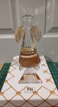 Simon Designs Handcut Crystal Guardian Angel With Rhinestones - Champagn... - £15.32 GBP