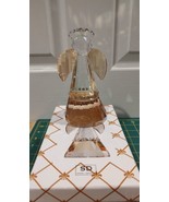 Simon Designs Handcut Crystal Guardian Angel With Rhinestones - Champagn... - £15.21 GBP