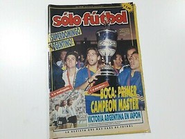 old magazine  Solofutbol Boca primer Campeon Master N363 1992 Argentina  - £15.53 GBP