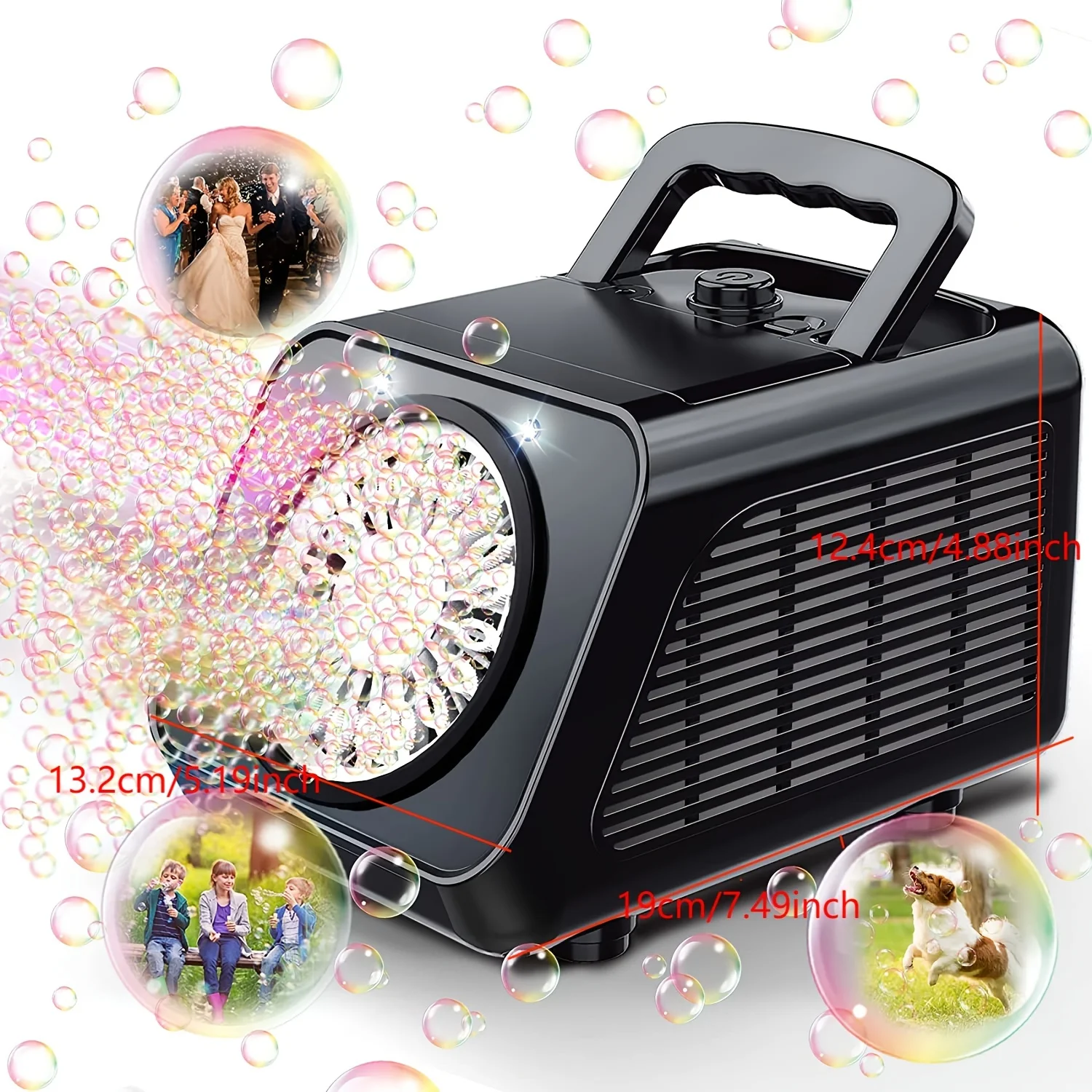 Bubble Machine, Automatic Bubble Blower Electronics Bubble Maker for Kids 15000+ - £17.09 GBP