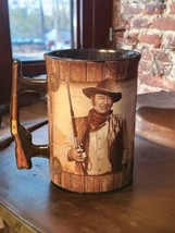 John Wayne The Duke Coffee Mug A Man&#39;s Got to Do What a Man&#39;s Got to Do Rifle  - £17.25 GBP