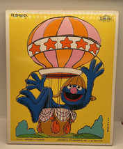 Vintage Playskool 315-21 Grover 10 Piece Sesame Street Wood Muppets Puzz... - £7.58 GBP