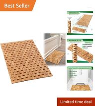 Bamboo Bath Mat with Non-Slip Pads - Modern Bath Accessory for 24x16 Spaces - $49.45
