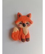Handmade Clay Cute Fox Critter Magnet - $146.77 MXN