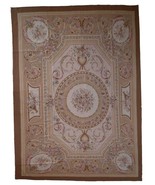 Alfombra anejo Francés Aubusson hecho a mano 266cm x 367cm, 1970s - 1C838 - $18,642.61 CAD