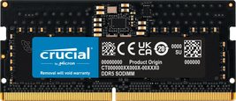 Crucial Ram 8GB DDR5 4800MHz CL40 Laptop Memory CT8G48C40S5 - £33.11 GBP+