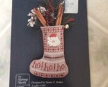  Mini Santa Stocking #504 Cross Stitch Pattern Only from The Nutmeg Needle - $8.78