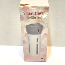 Smart Travel Bottles Set 4 Bottles in One In Box Unused New Old Stock - £10.03 GBP