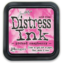 Tim Holtz Distress Ink Pad-Picked Raspberry - £10.85 GBP