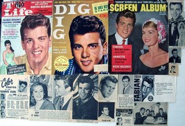 FABIAN ~ 17 Vintage Color, B&amp;W Clippings, Pin-Ups, Fabiano Forte from 19... - $6.67