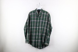 Vtg 90s Chaps Ralph Lauren Mens Small Faded Flannel Collared Button Down Shirt - £31.71 GBP