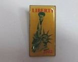 Vintage 2002 Liberty Statue Of Liberty Rectangle Lapel Pin - $5.45