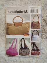 Butterick 4088 Lined Hand Bag Purses Interior Pockets Uncut 2003 Sewing Pattern - £7.46 GBP