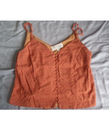 Cloth &amp; Stone Women Orange Peach Floral Top Size S EUC - €8,59 EUR