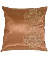 Copper with Copper Baroque Scroll Throw Pillow, with Polyfill Insert - £22.34 GBP