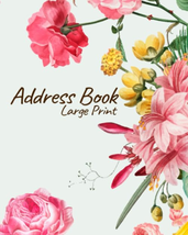 NEW Address Book Large Print Address Book For Seniors Large Print Addresses - £9.31 GBP