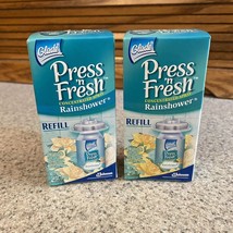 2X Glade Press ‘n Fresh Rainshower Scent Refill Two Refills NOS New Old ... - £15.17 GBP
