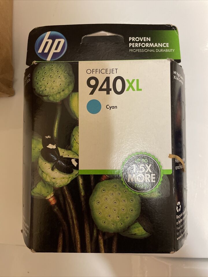 HP 940XL Cyan Ink Cartridge GENUINE 940 XL - $13.85